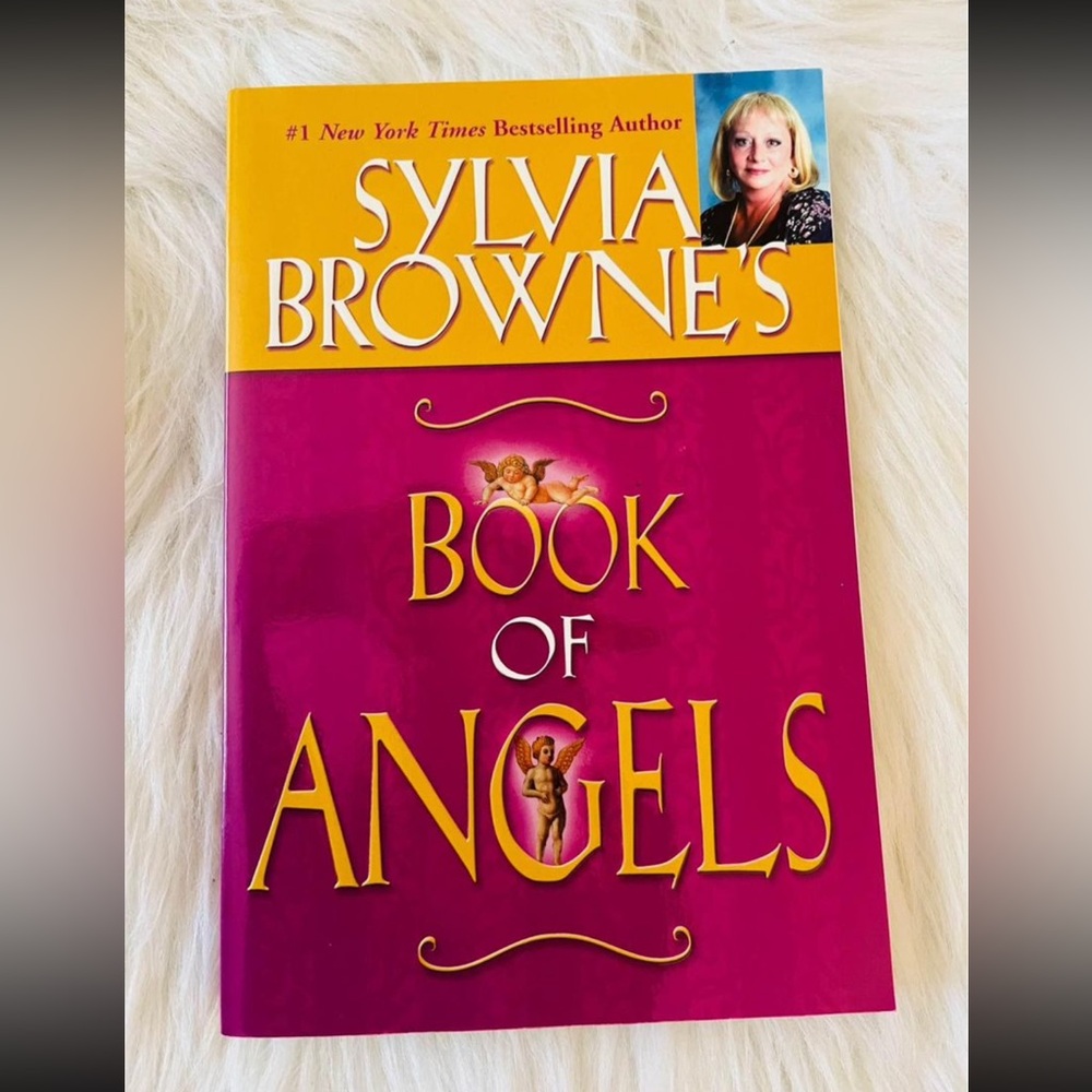 Sylvia Browne Book of Angels Soft Cover Book‎ - Picture 2 of 3